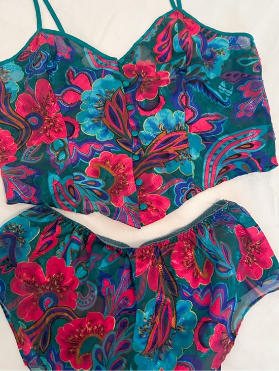 Vintage Other - Vintage Cabernet Matching Lingerie Set